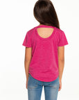 Girls Recycled Vintage Jersey Short Sleeve Scoop Back Shirt BCA - chaserbrand