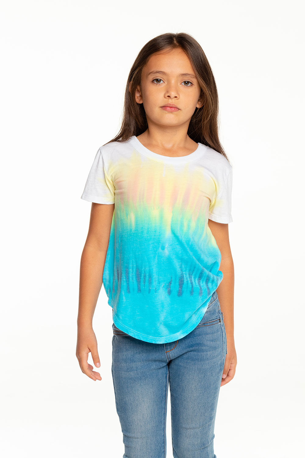 Girls Recycled Vintage Jersey Short Sleeve Scoop Back Shirt GIRLS - chaserbrand