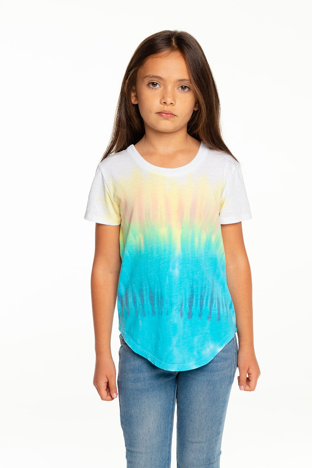 Girls Recycled Vintage Jersey Short Sleeve Scoop Back Shirt GIRLS - chaserbrand