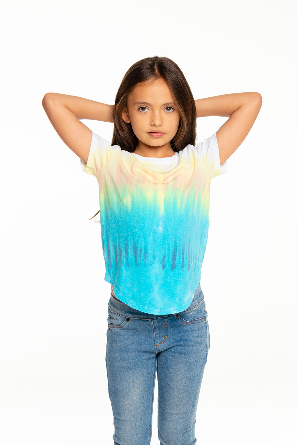 Girls Recycled Vintage Jersey Short Sleeve Scoop Back Shirt GIRLS - chaserbrand