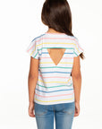 Girls Recycled Vintage Jersey Cap Sleeve Vent Back Tee GIRLS - chaserbrand