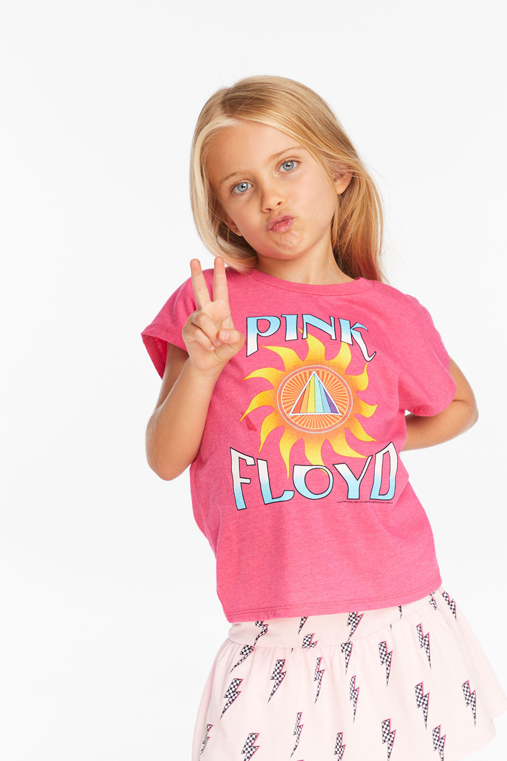 Pink Floyd Prism Sun Girls Tee Girls chaserbrand