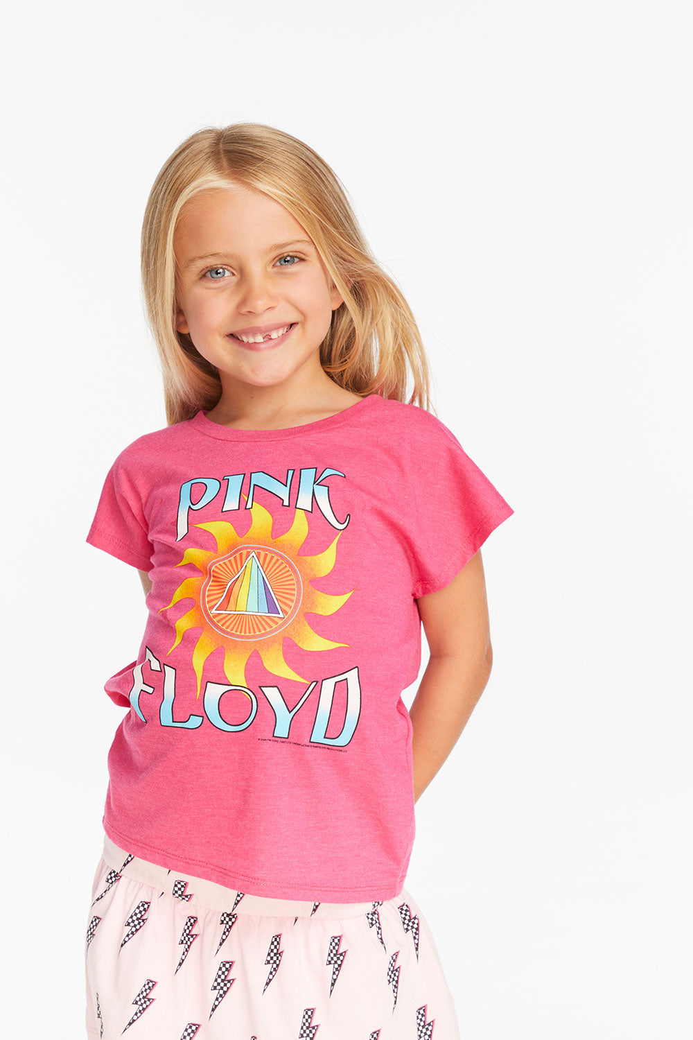 Pink Floyd Prism Sun Girls Tee Girls chaserbrand