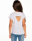 Girls Recycled Vintage Jersey Cap Sleeve Vent Back Tee GIRLS - chaserbrand