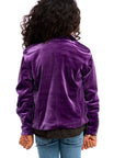 Stretch Velvet Moto Jacket Girls chaserbrand