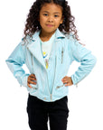 Stretch Velvet Moto Jacket Girls chaserbrand
