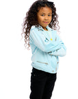 Stretch Velvet Moto Jacket Girls chaserbrand