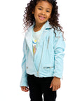 Stretch Velvet Moto Jacket Girls chaserbrand
