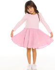 Puff Long Sleeve Dress With Twirl Skirt GIRLS chaserbrand