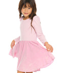 Puff Long Sleeve Dress With Twirl Skirt GIRLS chaserbrand