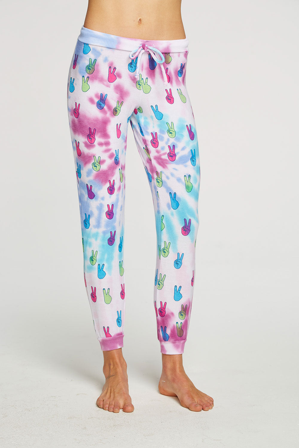 Tie Dye Peace Out Pants WOMENS - chaserbrand