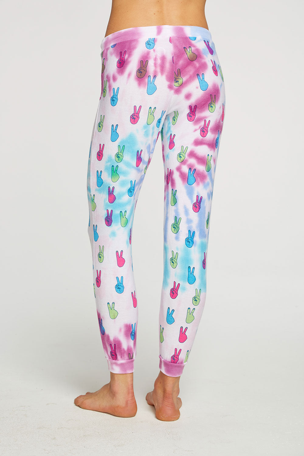 Tie Dye Peace Out Pants WOMENS - chaserbrand