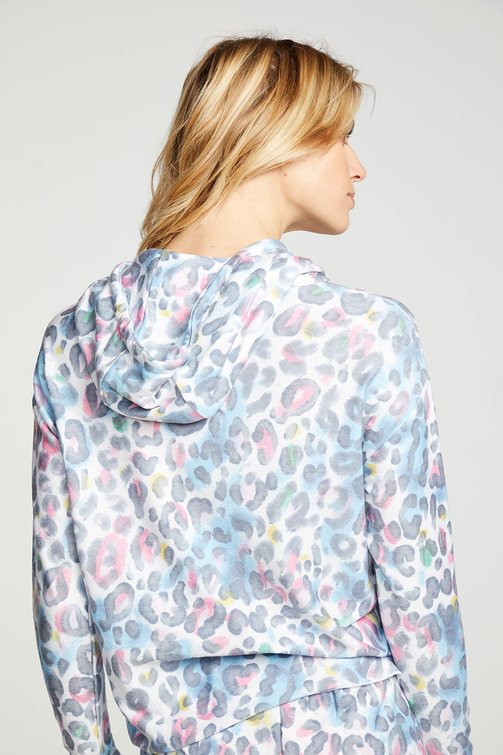 Painterly Leopard Hoodie WOMENS - chaserbrand