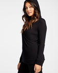 Vintage Thermal Hooded Surplice Pullover WOMENS - chaserbrand