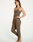 Cozy Rib Cropped Double V Cami WOMENS - chaserbrand