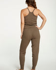 Cozy Rib Cropped Double V Cami WOMENS - chaserbrand