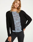 Cozy Rib Drop Shoulder Open Cardigan WOMENS - chaserbrand