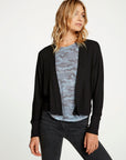 Cozy Rib Drop Shoulder Open Cardigan WOMENS - chaserbrand