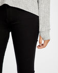Poor Boy Rib V Neck Thumbhole Pullover Hoodie WOMENS - chaserbrand