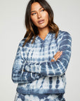 Cashmere Fleece Lace Up Sleeve Pullover Hoodie WOMENS - chaserbrand