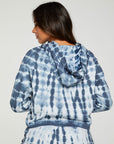 Cashmere Fleece Lace Up Sleeve Pullover Hoodie WOMENS - chaserbrand
