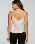 rPET Vintage Jersey Flouncy Double V Cami WOMENS - chaserbrand