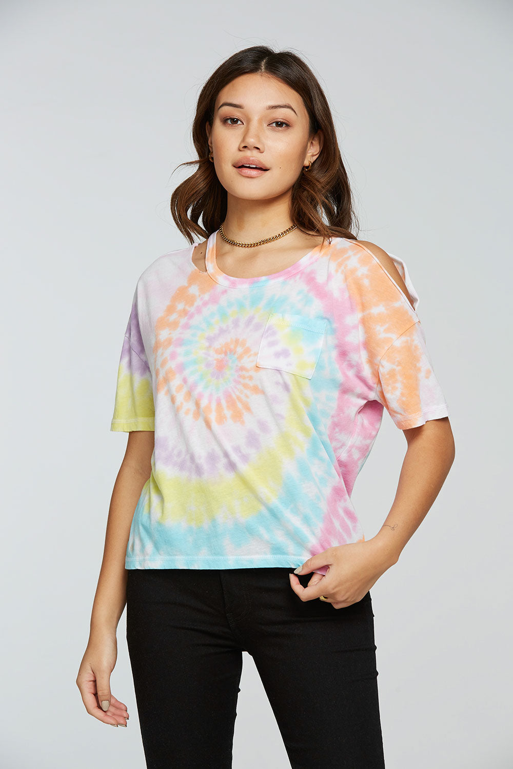 rPET Vintage Jersey Vented Short Sleeve Pocket Tee WOMENS - chaserbrand