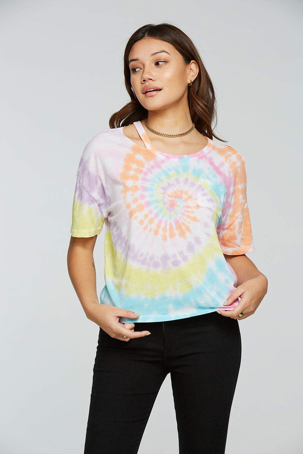 rPET Vintage Jersey Vented Short Sleeve Pocket Tee WOMENS - chaserbrand