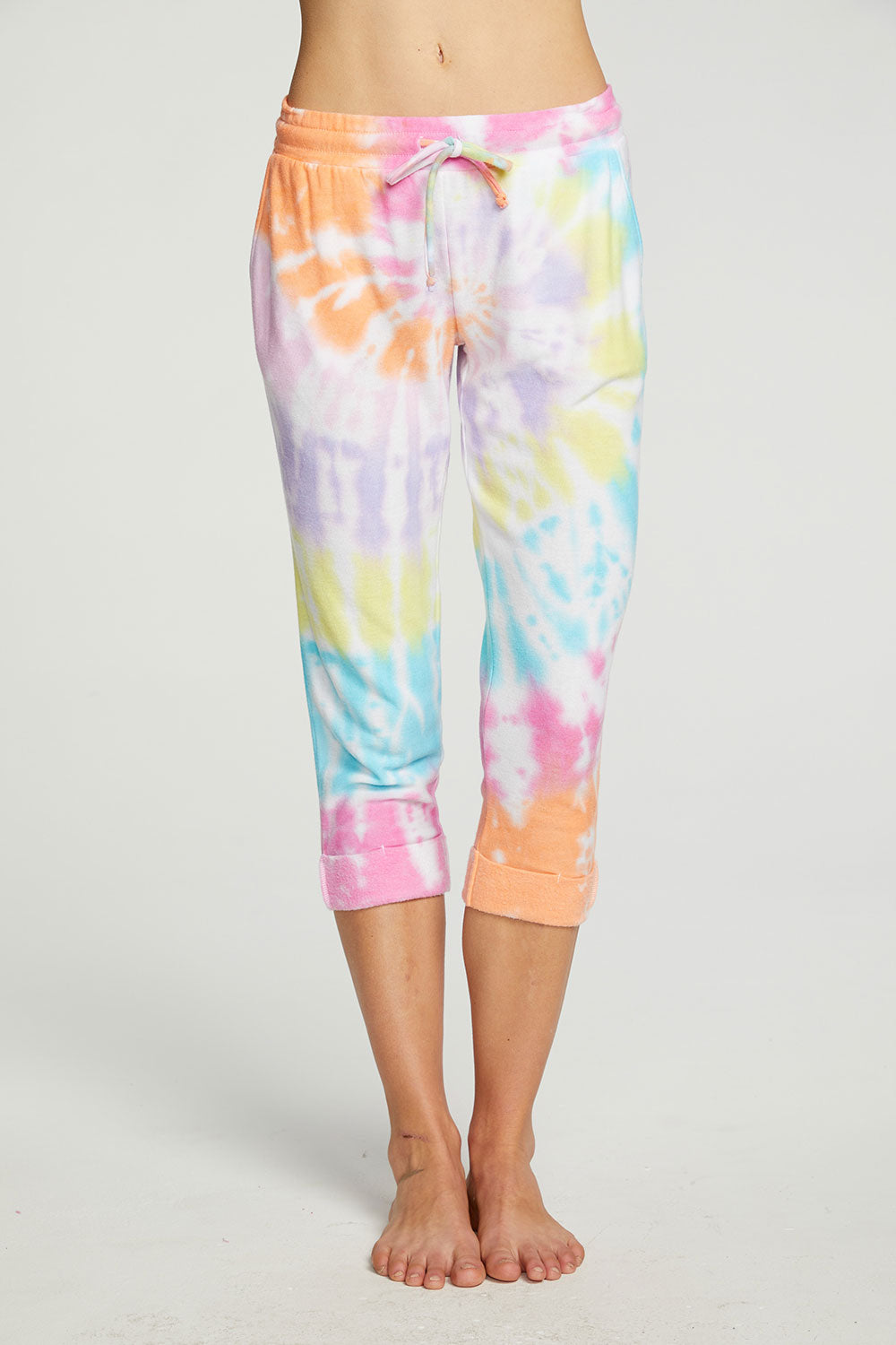 rPET Cozy Knit Cropped Roll Hem Jogger WOMENS - chaserbrand