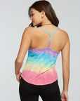 Slub Jersey V Neck Knot Back Shirttail Cami WOMENS - chaserbrand