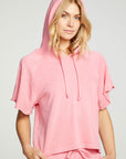 Slub French Terry Angel Sleeve Raglan Pullover Hoodie WOMENS - chaserbrand
