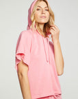 Slub French Terry Angel Sleeve Raglan Pullover Hoodie WOMENS - chaserbrand