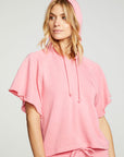 Slub French Terry Angel Sleeve Raglan Pullover Hoodie WOMENS - chaserbrand