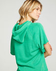 Slub French Terry Angel Sleeve Raglan Pullover Hoodie WOMENS - chaserbrand