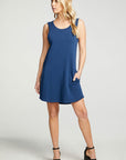 Slub French Terry Muscle Tank Mini Dress WOMENS - chaserbrand