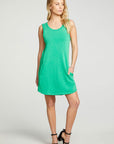Slub French Terry Muscle Tank Mini Dress WOMENS - chaserbrand