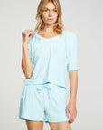 Terry Cloth Slit Side Shorts WOMENS - chaserbrand