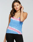 Vintage Rib Cropped T Back Cami WOMENS - chaserbrand