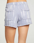 Linen French Terry Easy Raw Edge Shorts WOMENS - chaserbrand