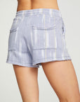 Linen French Terry Easy Raw Edge Shorts WOMENS - chaserbrand