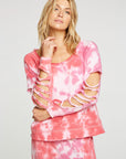 Cashmere Fleece Vented Long Sleeve Raglan Pullover WOMENS - chaserbrand