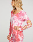 Cashmere Fleece Vented Long Sleeve Raglan Pullover WOMENS - chaserbrand