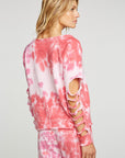 Cashmere Fleece Vented Long Sleeve Raglan Pullover WOMENS - chaserbrand