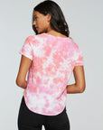 Gauze Jersey Short Sleeve Hi Lo Shirttail Tee WOMENS - chaserbrand