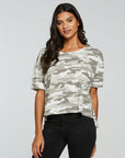 Gauze Jersey Boxy Short Sleeve Hi Lo Tee WOMENS - chaserbrand