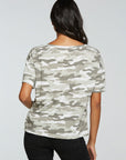 Gauze Jersey Boxy Short Sleeve Hi Lo Tee WOMENS - chaserbrand
