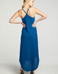 Poor Boy Rib V Back Cami Hi Lo Midi Dress WOMENS - chaserbrand