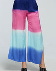 Stretch Silky Basics Side Slit Wide Leg Pant WOMENS - chaserbrand