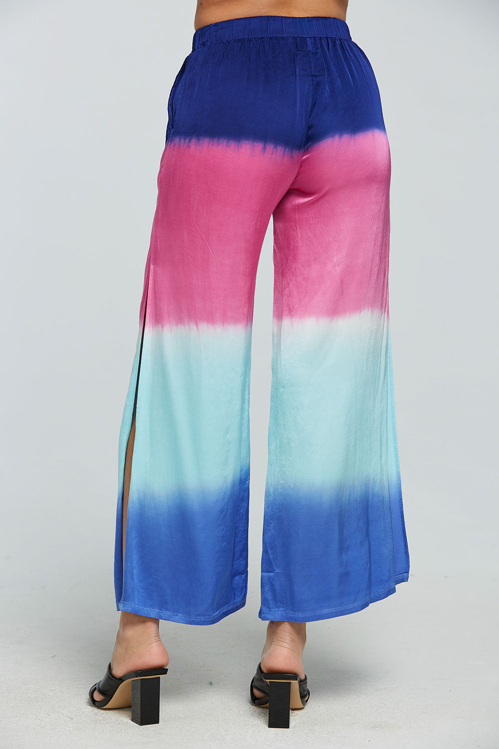 Stretch Silky Basics Side Slit Wide Leg Pant WOMENS - chaserbrand