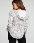 Vintage Rib Long Sleeve Henley Shirttail Pullover Hoodie WOMENS - chaserbrand
